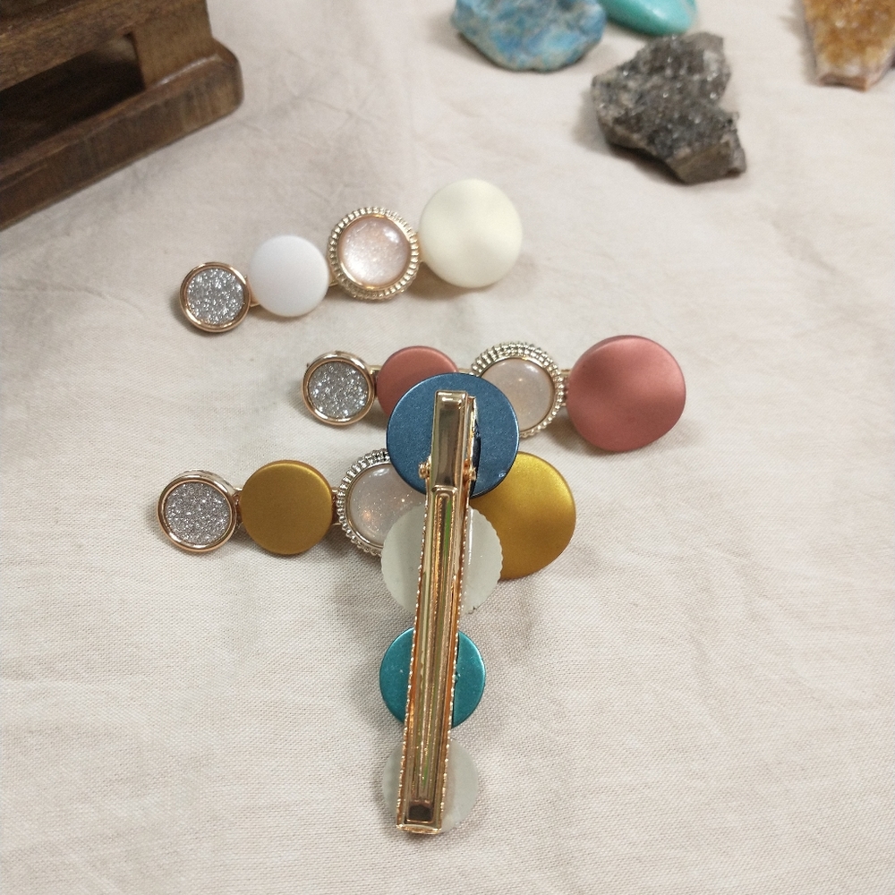 4pc Boho Hair Clips - Picture 3 of 4